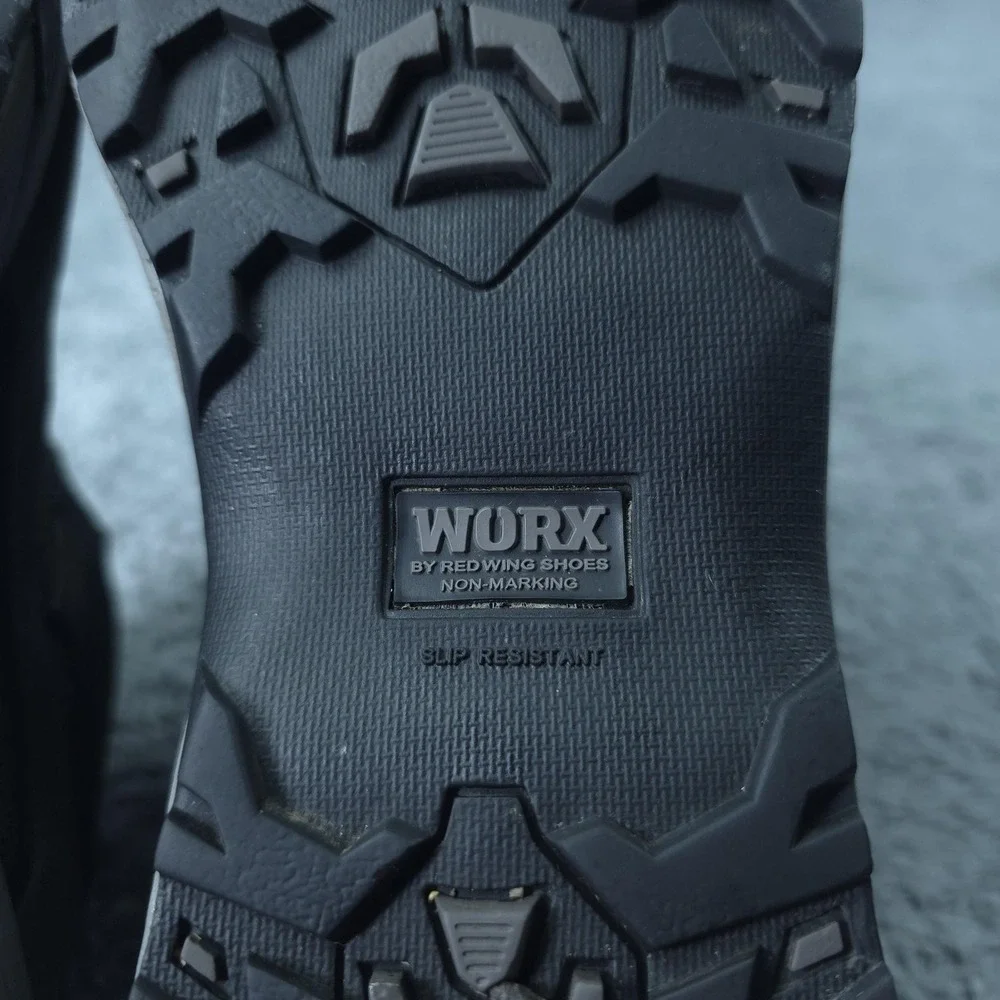 Worx  Shoes Mens Size 11 Gray Slip Resistant Safety Toe Athletic Work 5010